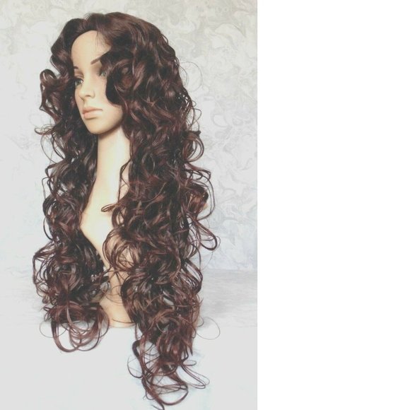 BROWN Long Layers of Soft Sexy Curls 28\